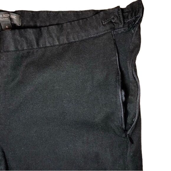 Banana Republic Sloan Side Zipper Slim Fit Ankle Pants in Dark Black Women’s 6 - Picture 4 of 10